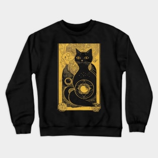 Black Cat Tarot Crewneck Sweatshirt